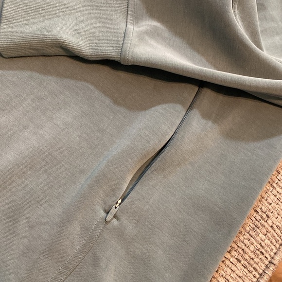 Lululemon Softstreme Long Sleeve Half-Zip Dress Tidewater Teal sz8 - Picture 9 of 10